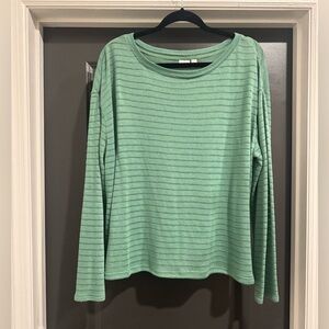 14th & Union Green Striped Sweater